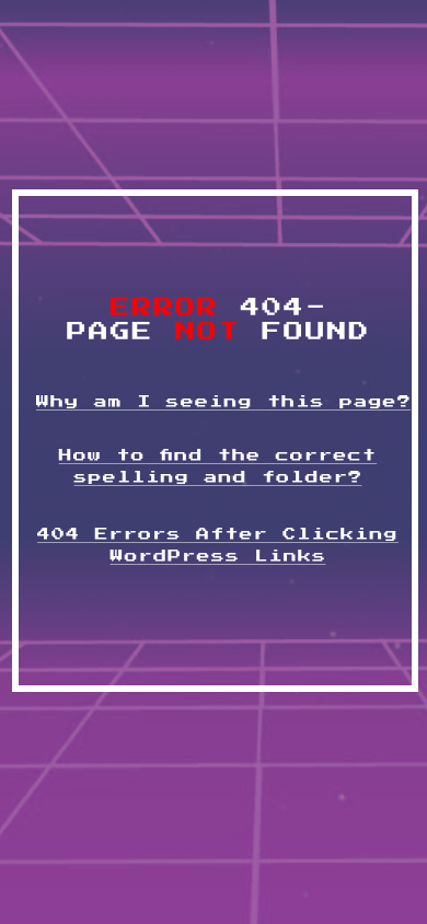 404 Page Mobile